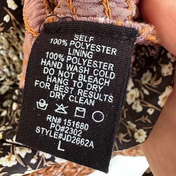 Anthropologie Storia Smocked Ruffled Tier Tie Shoulder Dress - Picture 3 of 4